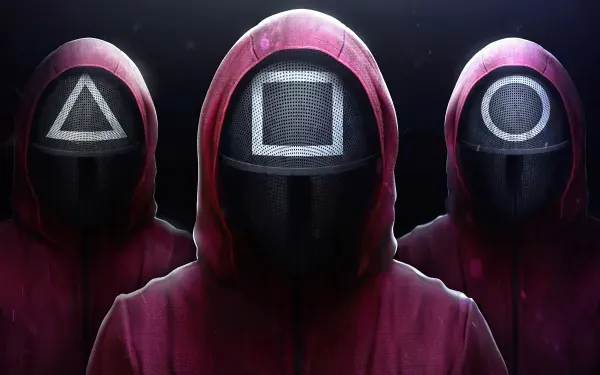 Squid Game guards trio
